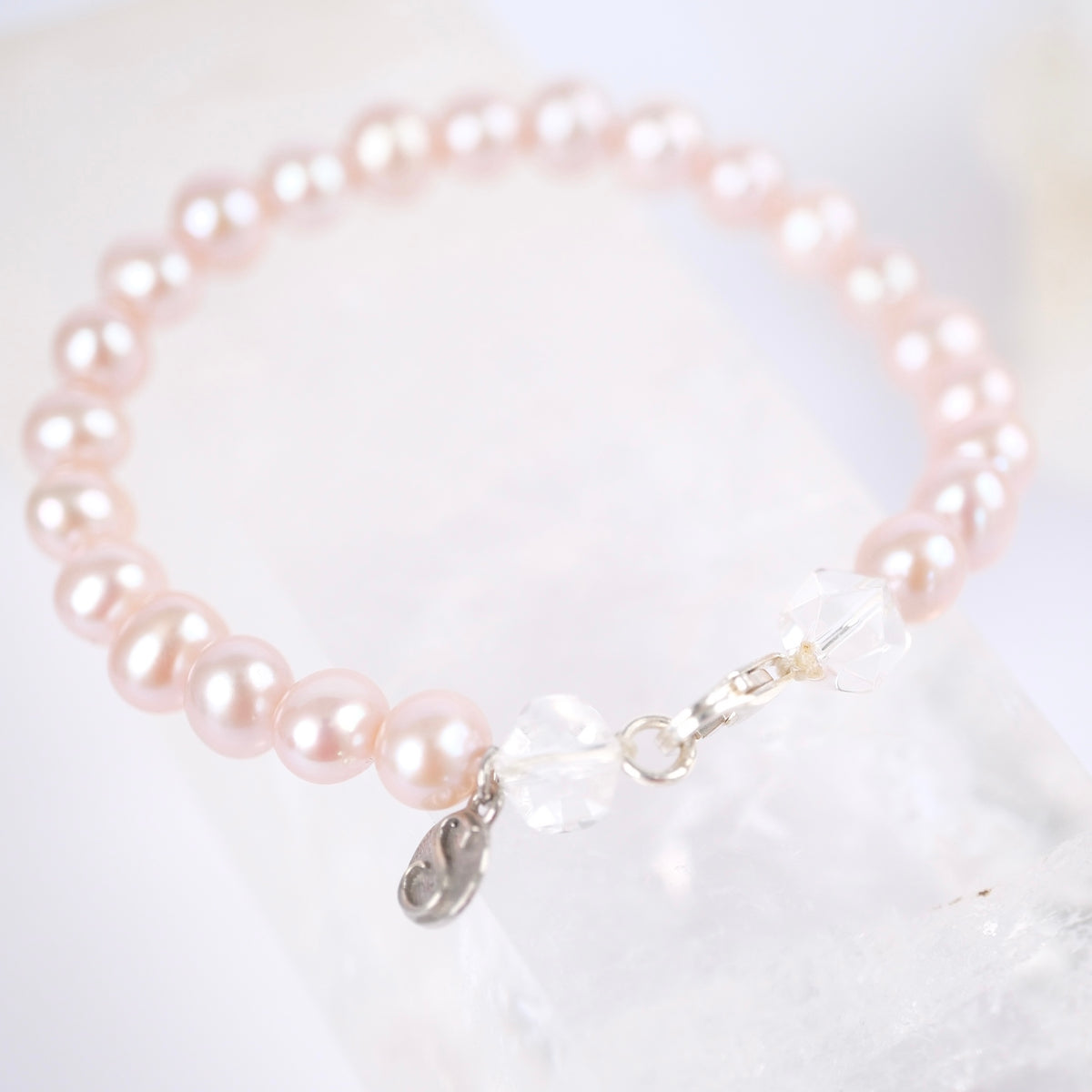 GRACE | Natural Pink Akoya Pearl Bracelet