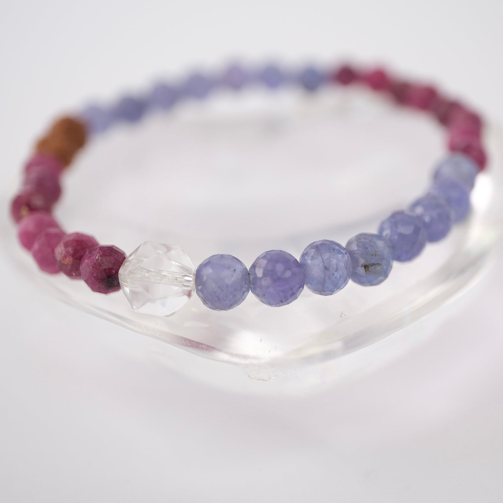 PRIESTESS Bracelet  | Tanzanite, Ruby