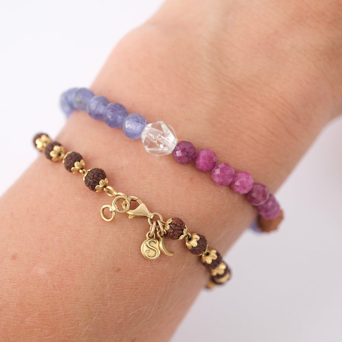 PRIESTESS Bracelet  | Tanzanite, Ruby