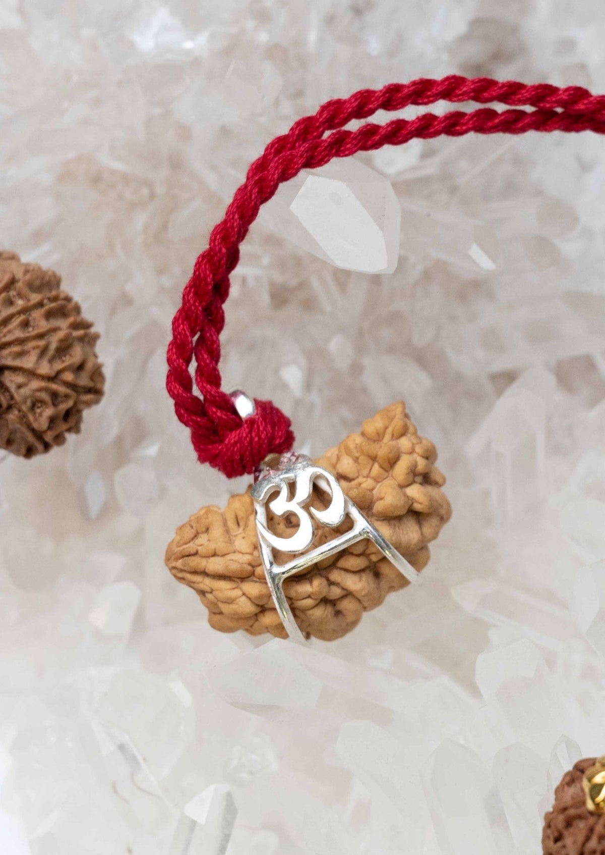 1 Mukhi OM Sterling Silver Collectors Rudraksha Pendant | SHIVA Consciousness &amp; Liberation