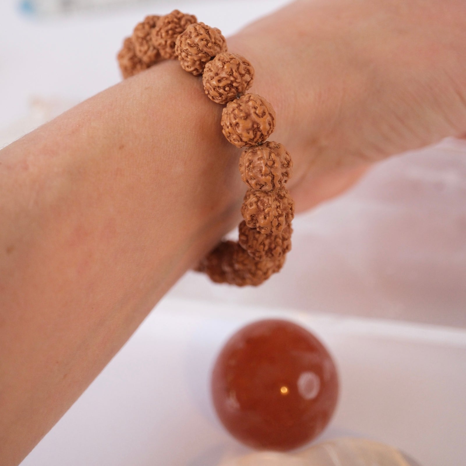 MAHA Great Harmony Rudraksha wrist mala | 5 face