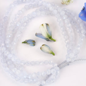 NANDINI Bracelet | faceted Aquamarine stack