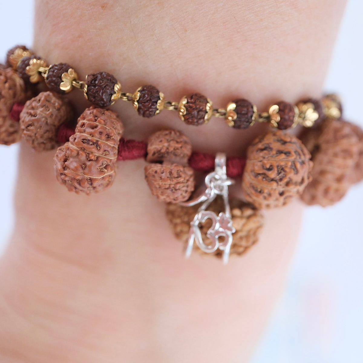 SIDDHA Bracelet | 1-14 Mukhi, Ganesh & Gauri Shankar, Indonesian premium Rudraksha