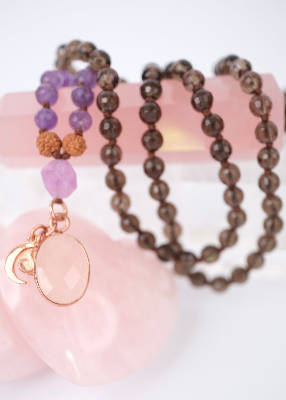 SUNDARI the Beauty of one&#39;s Essence | Removing Energy Blocks with Smoky, Rose and Amethyst Herkimer