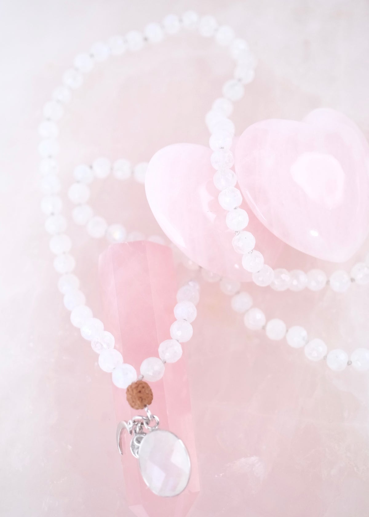 CHANDRAMA Radiance of Intuition | Moonstone Mala Beads