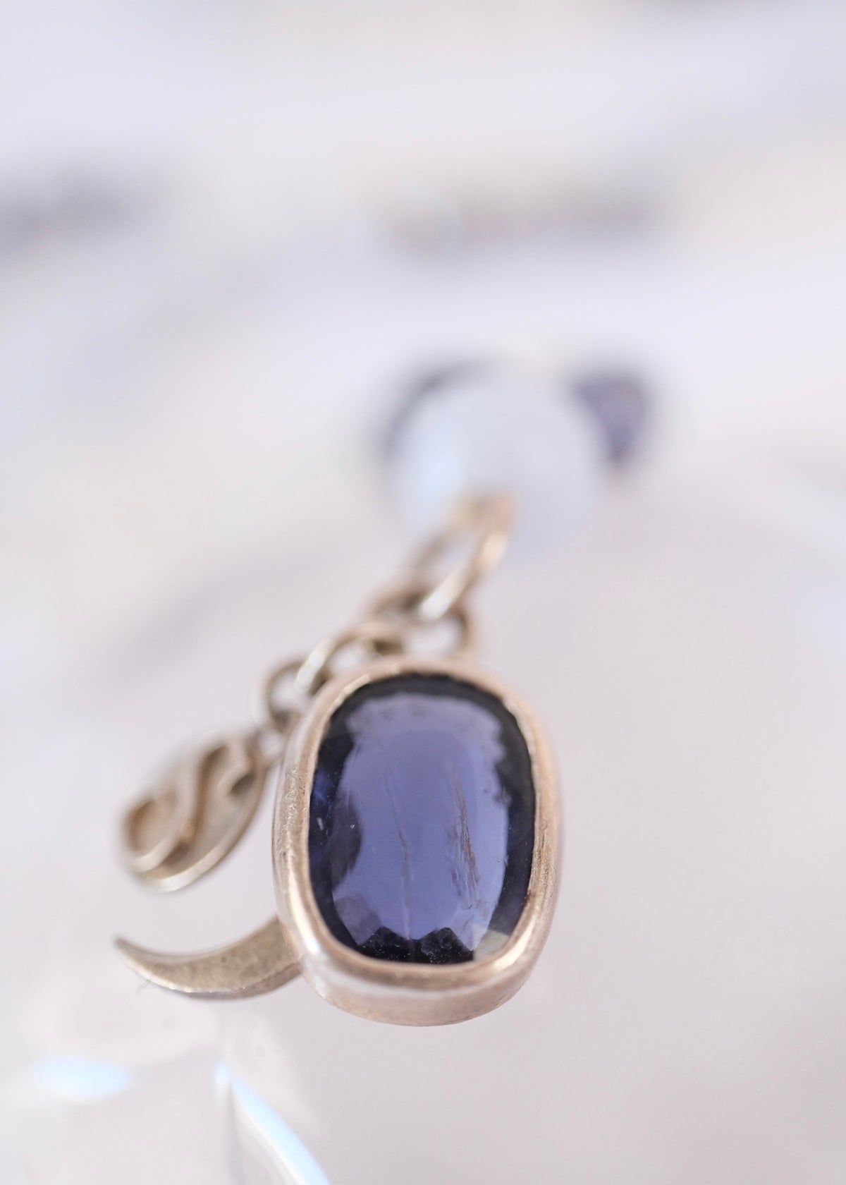 SAMADHI Mala | Iolite Pendant