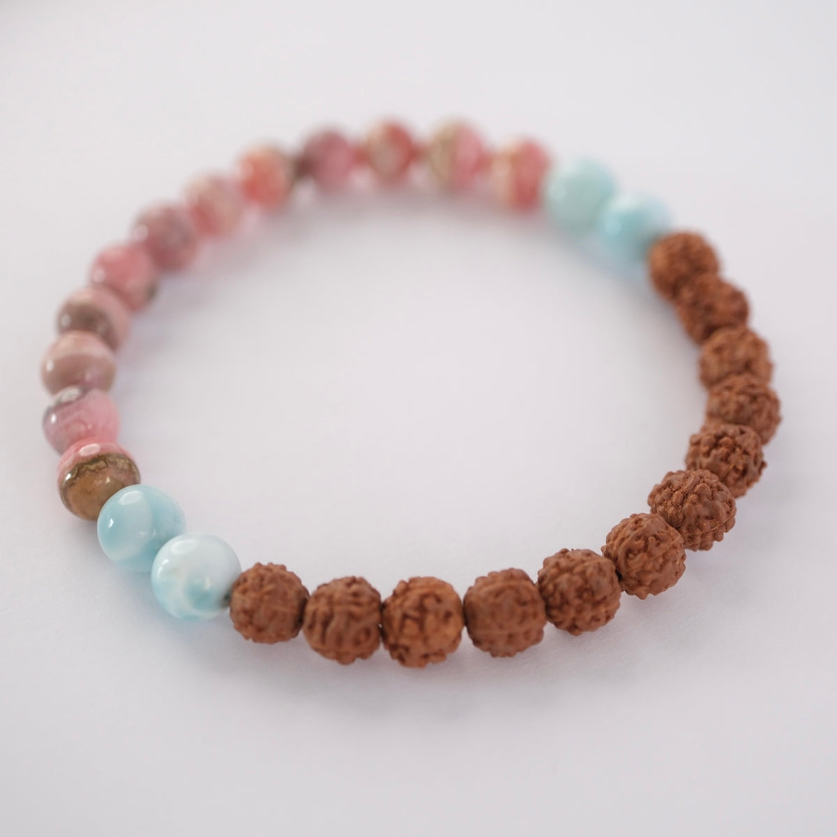 PREMA LOKA Realm of Divine Self Love | Rhodochrosite, Larimar, Rudraksha