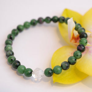 MAGIC Bracelet | Anyolite and Herkimer