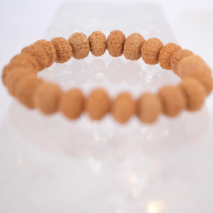 TEMPLE Collection: Riddhi Siddhi GANAPATI | Finest Indonesian 8 Mukhi Rudraksha Bracelet
