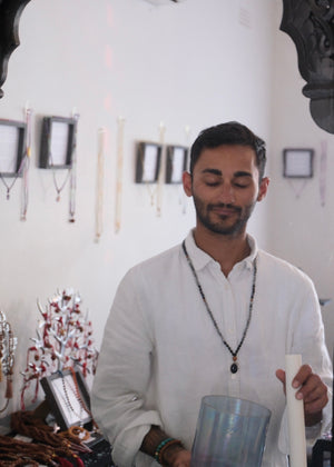 ADI YOGI Mala | Purpose & Protection | Map Stone, Onyx, Rudraksha