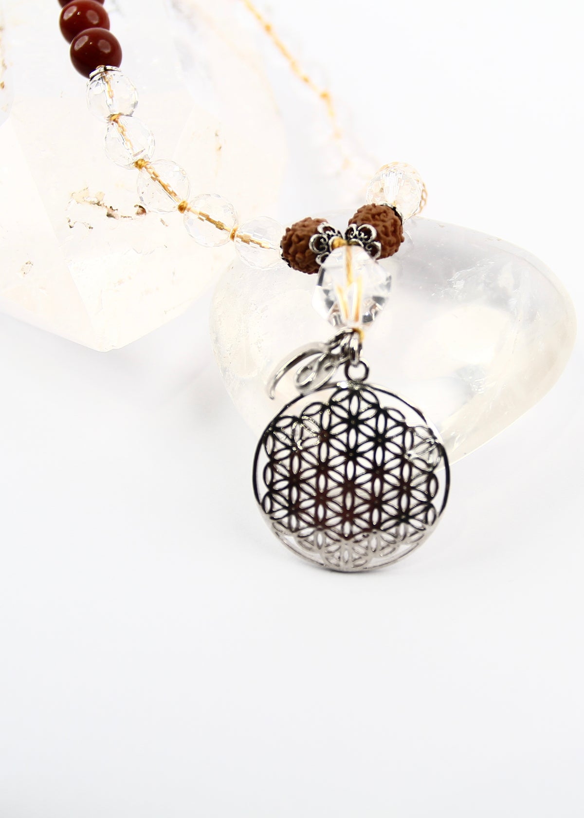 Silver Flower of Life Pendant 