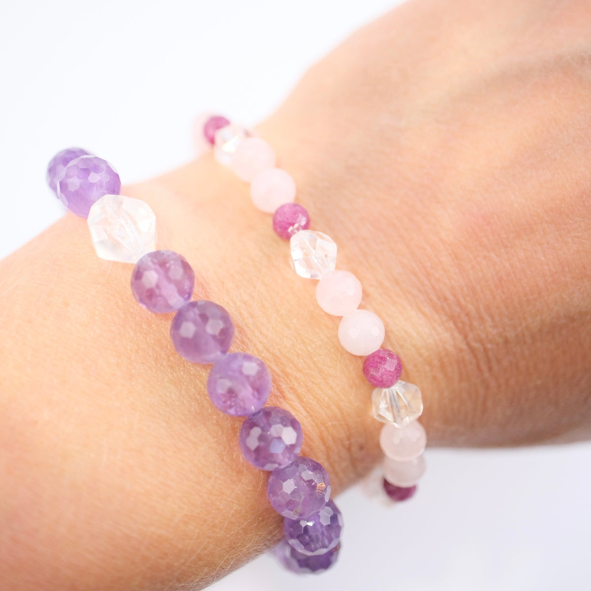 SADHVI Cleanse &amp; Awakening | Faceted Amethyst, Herkimer