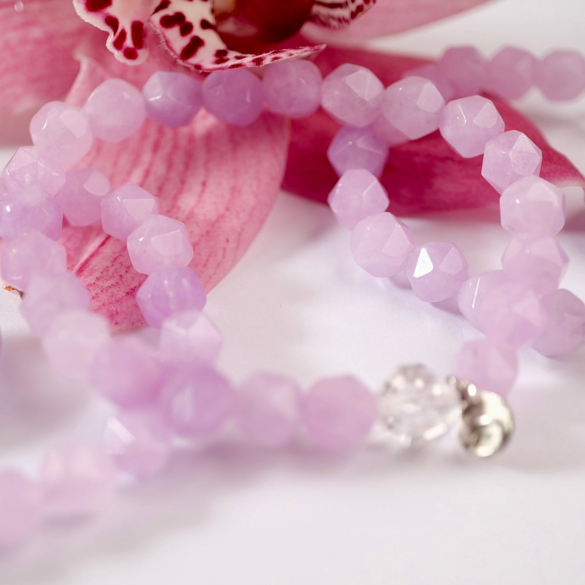 ETHEREAL Violet Flame | Amethyst Herkimer Bracelet