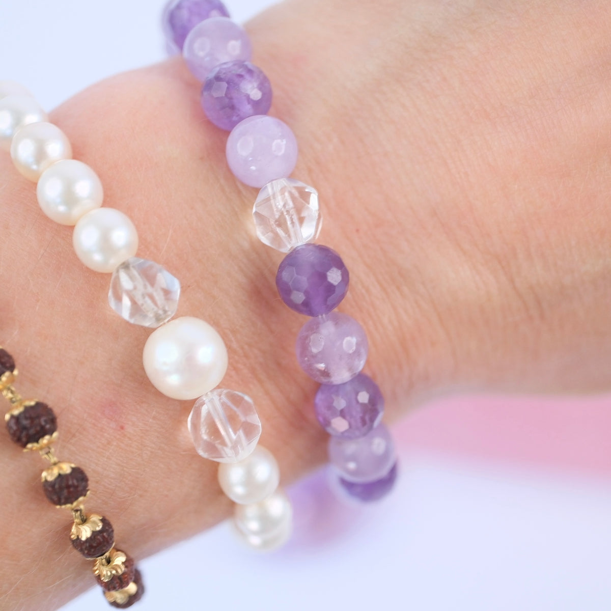 LEELAVATHI Playful Charming Graceful | Goddess energy | Lavender Quartz and Amethyst
