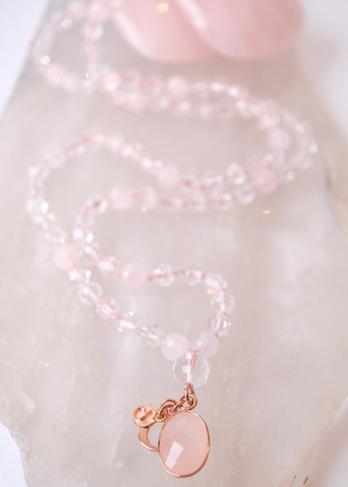 AHAM PREMA Pure Love in heart &amp; soul | Rose Quartz, Herkimer Diamonds, Himalayan Quartz