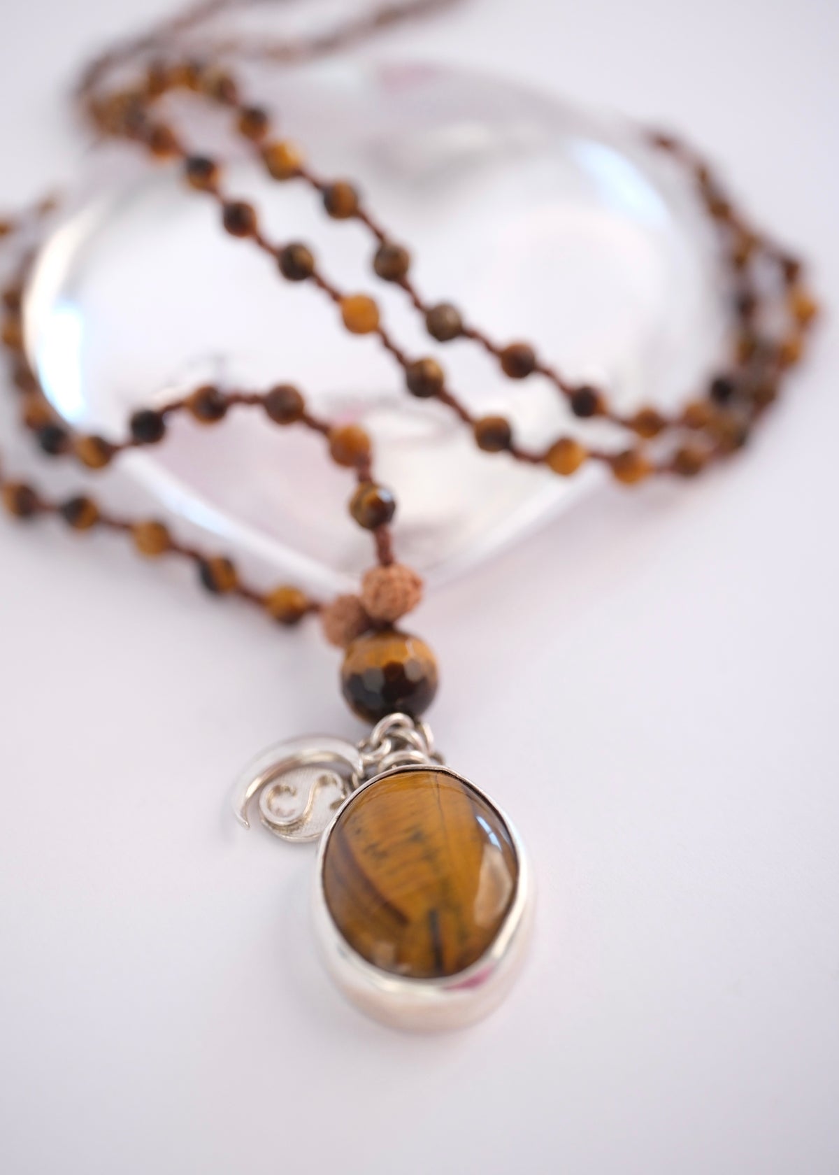 Tigers Eye Pendant in Silver