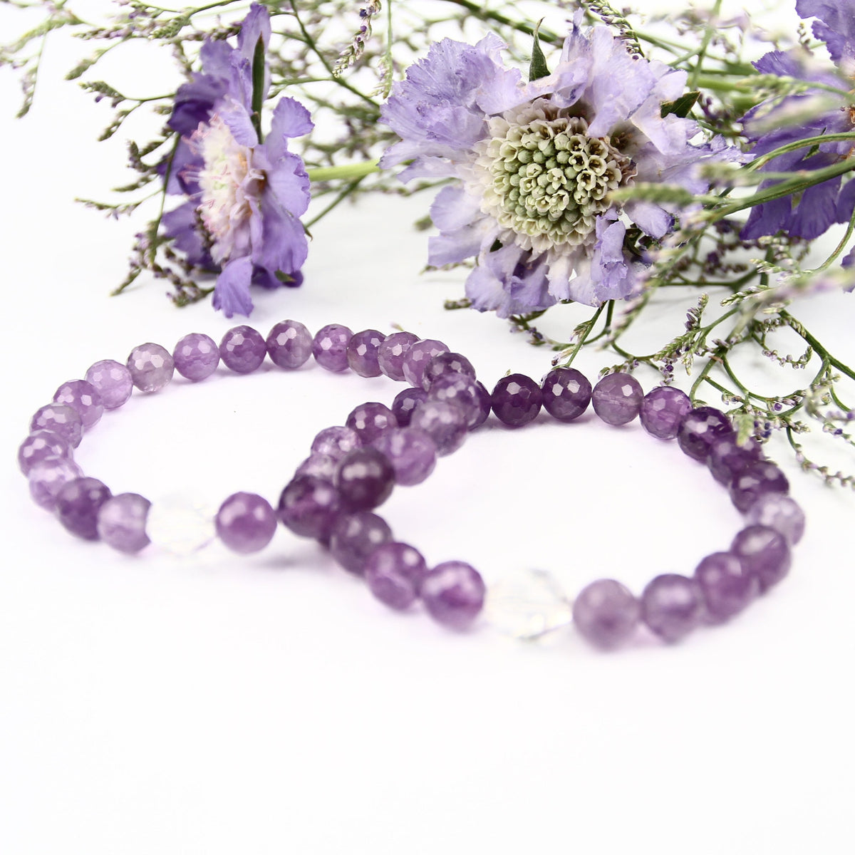 SADHVI Cleanse &amp; Awakening | Faceted Amethyst, Herkimer