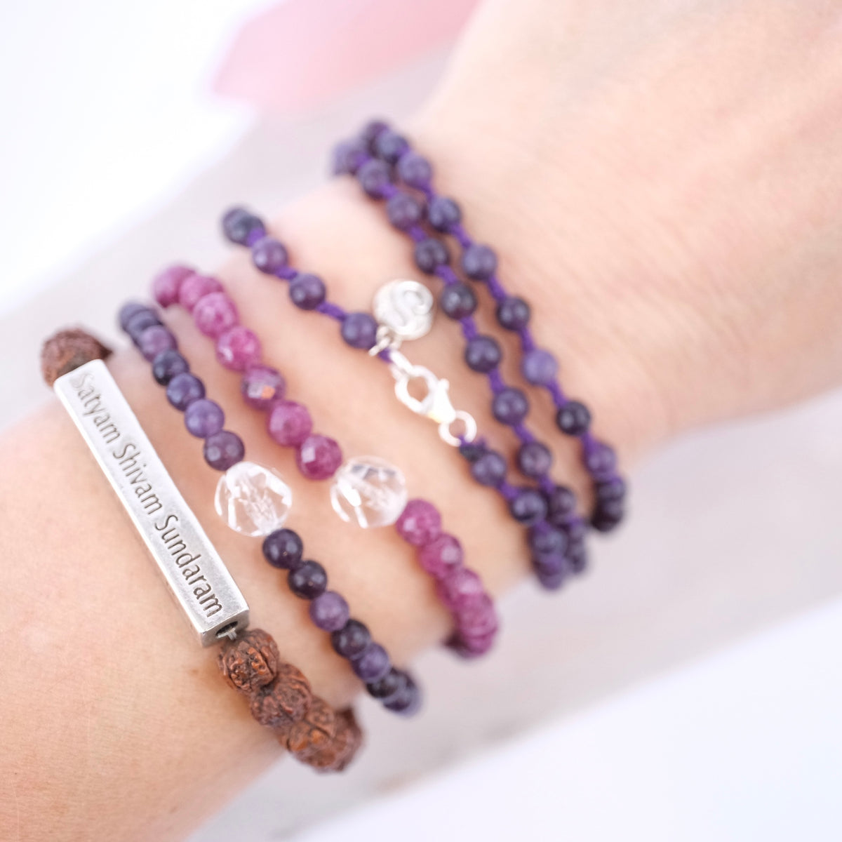 LOTUS | Lepidolite bracelet