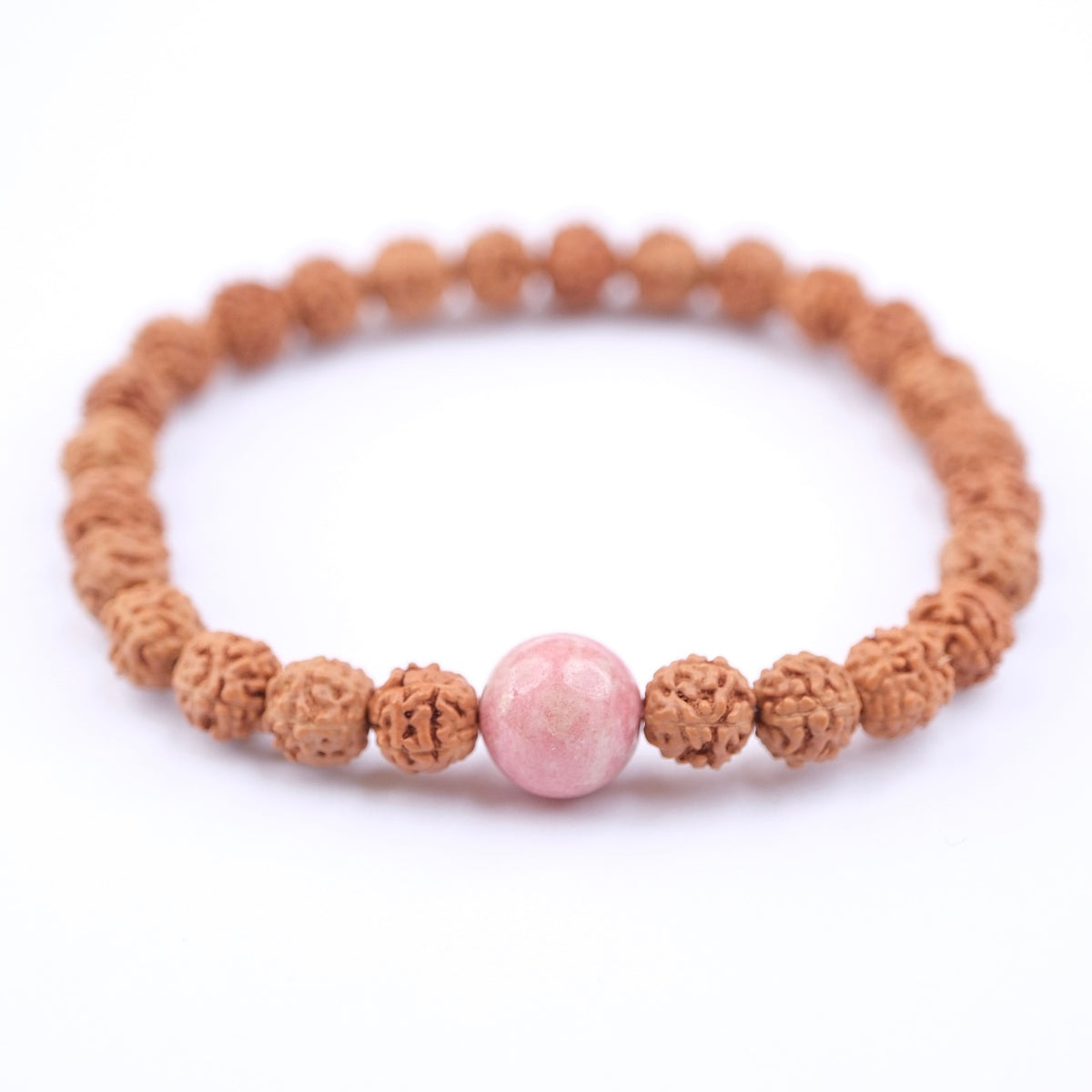 DIVINE ENLIGHTENMENT | Rudraksha &amp; Thulite Bracelet