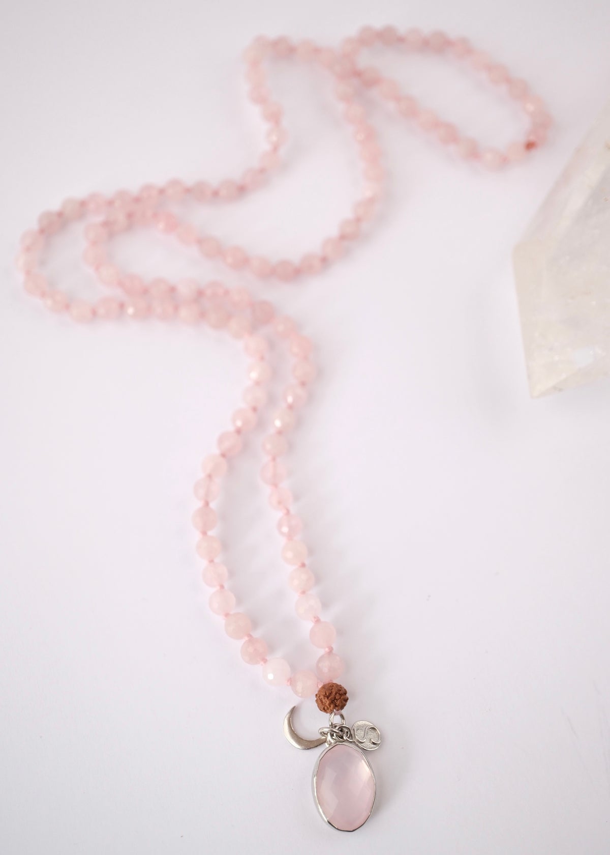 ANURAGA Deep &amp; Abiding LOVE | Rose Quartz Mala