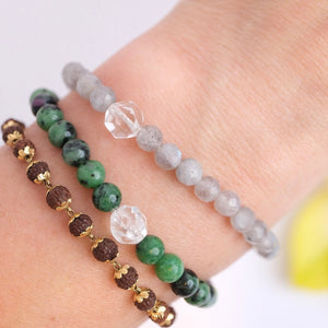 MAGIC Bracelet | Anyolite and Herkimer