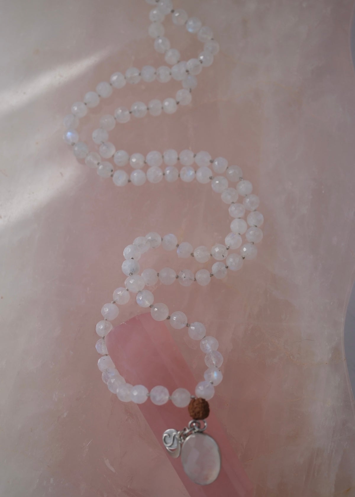 CHANDRAMA Radiance of Intuition | Moonstone Mala Beads