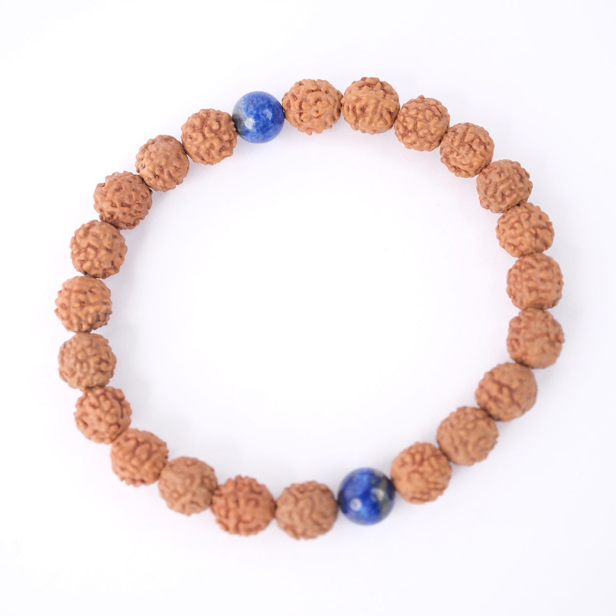CHIDAKASHA Men’s Bracelet ‘Awakening’ | Lapis Lazuli, Rudraksha