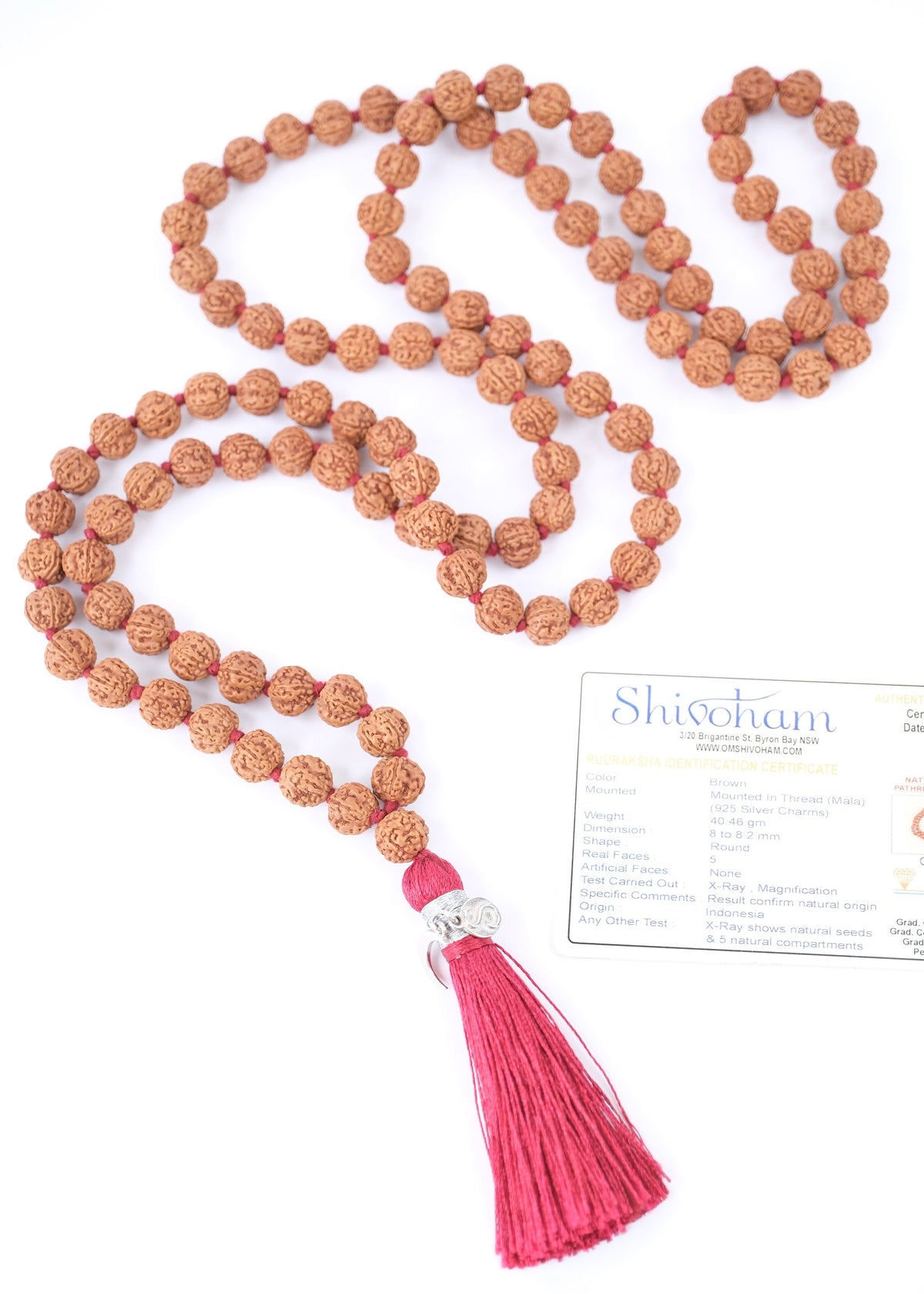 PATHRI CHINKA Premium Rudraksha Mala | Finest Quality Rudraksha