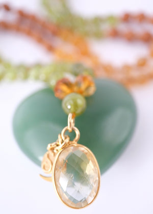 CELESTIAL ABUNDANCE Through Love | Peridot, Citrine, Rudraksha