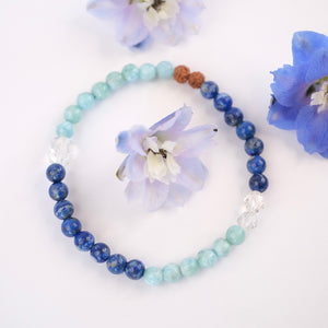 SAMUNDRA Eternal Ocean | Larimar, Lapis, Women's Bracelet