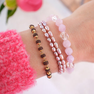CLAIRVOYANCE Bracelet | Lavender & Herkimer Quartz