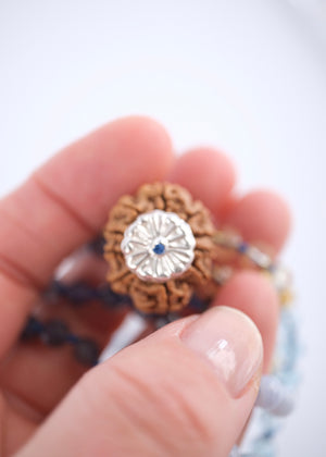 ARCHANGEL MICHAEL 'The Light Worker's Shield' Mala | 10 Mukhi, Topaz, Iolite, Citrine & Rudraksha
