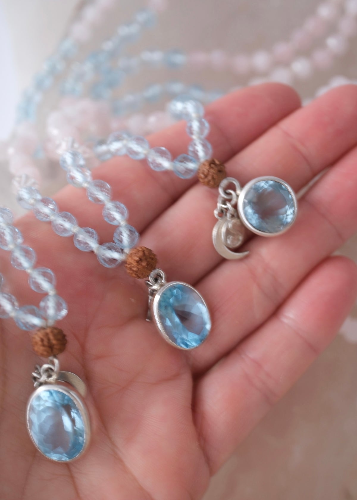 TRUE LOVE Mala | Topaz, Rose Quartz