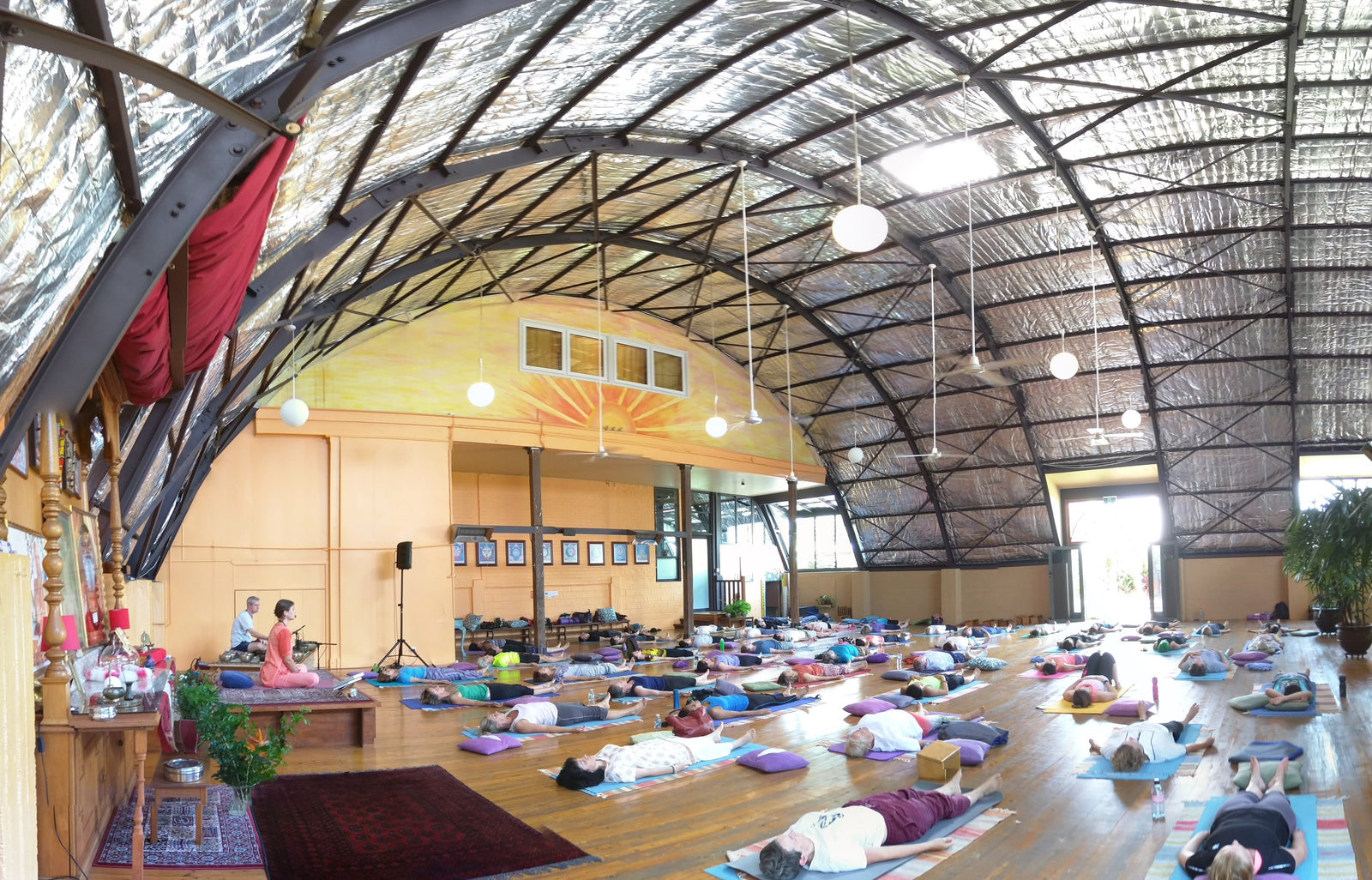 Large Hall Teaching Yoga