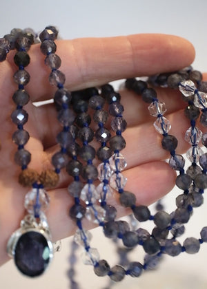 SHAMAN'S Iolite Mala | New Iteration with Iolite pendant