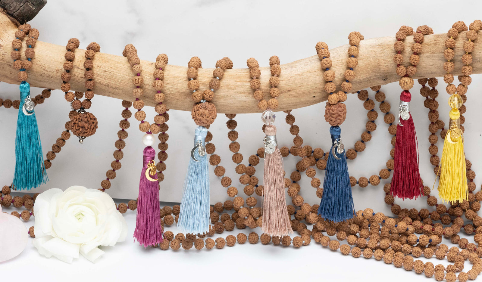 Rosewood Mala (108 Beads on Thread) - The Amma Store