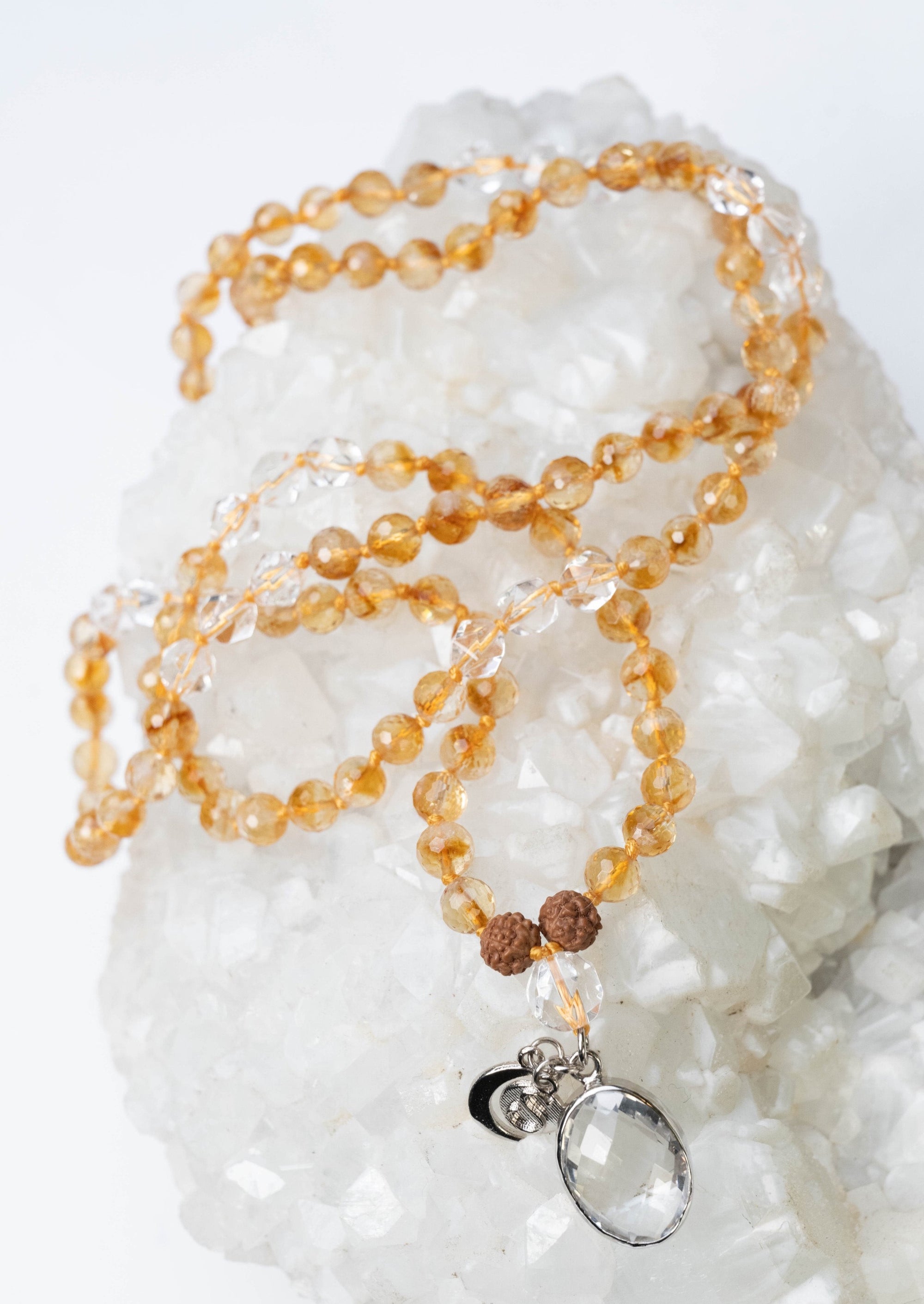 Citrine Mala Beads by Shivoham 