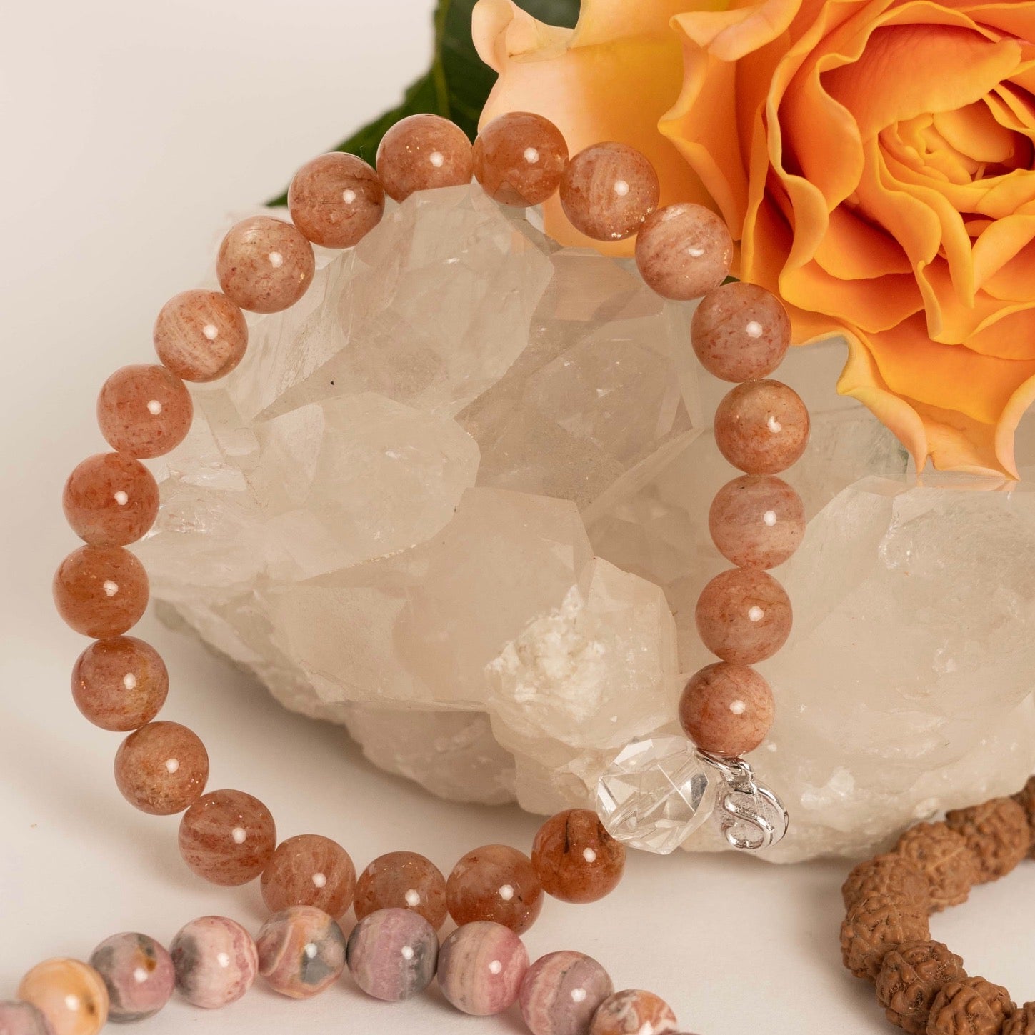 ASISA Walk with Blessings | Sunstone & Herkimer Diamond