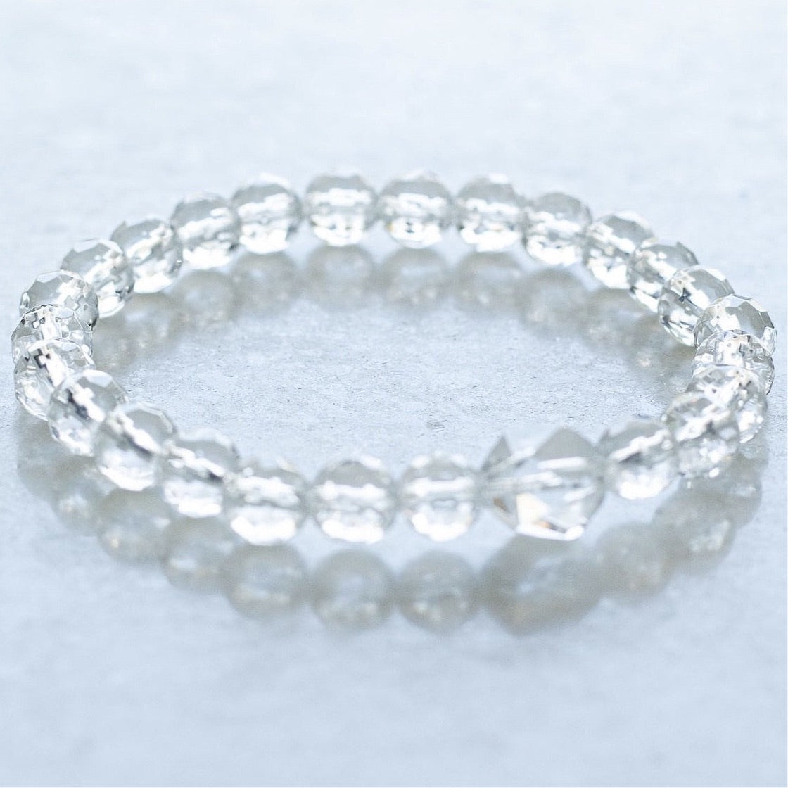 DEVYANI ‘Goddess’ Quartz Herkimer 'Light' Bracelet