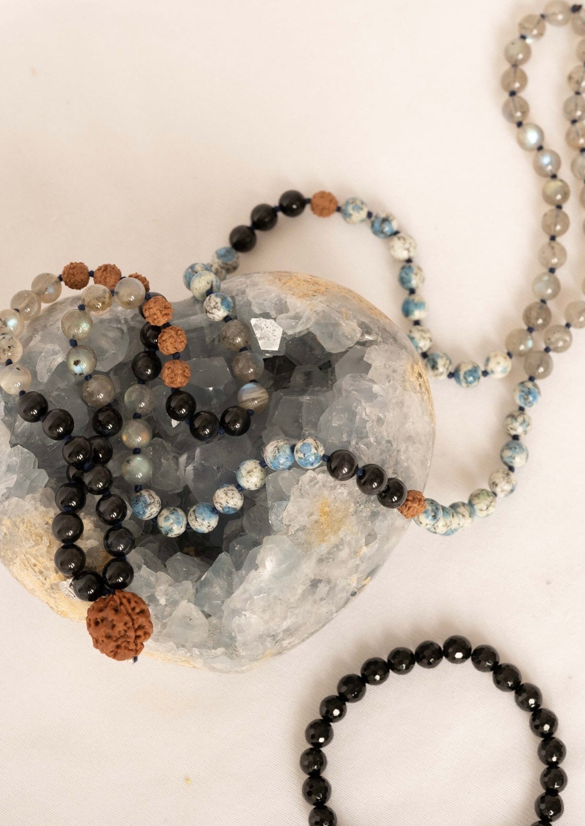 LIFE CHANGER Mala with 3 Mukhi Rudraksha