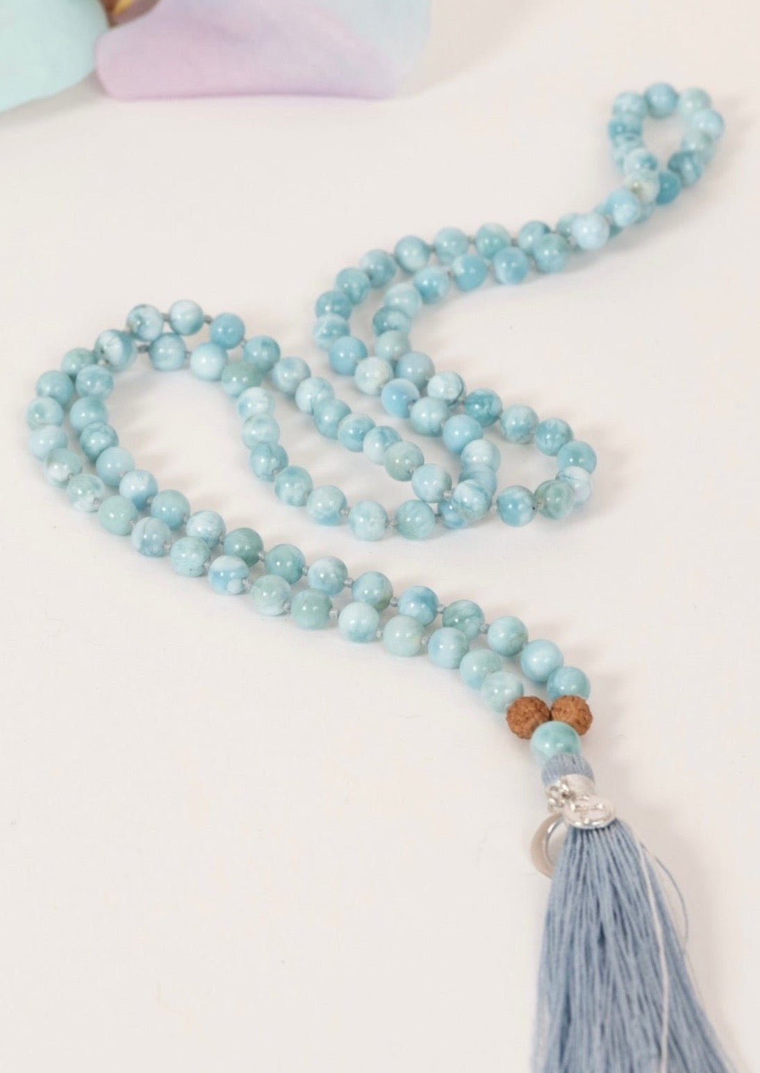 Larimar 108 Mala Beads
