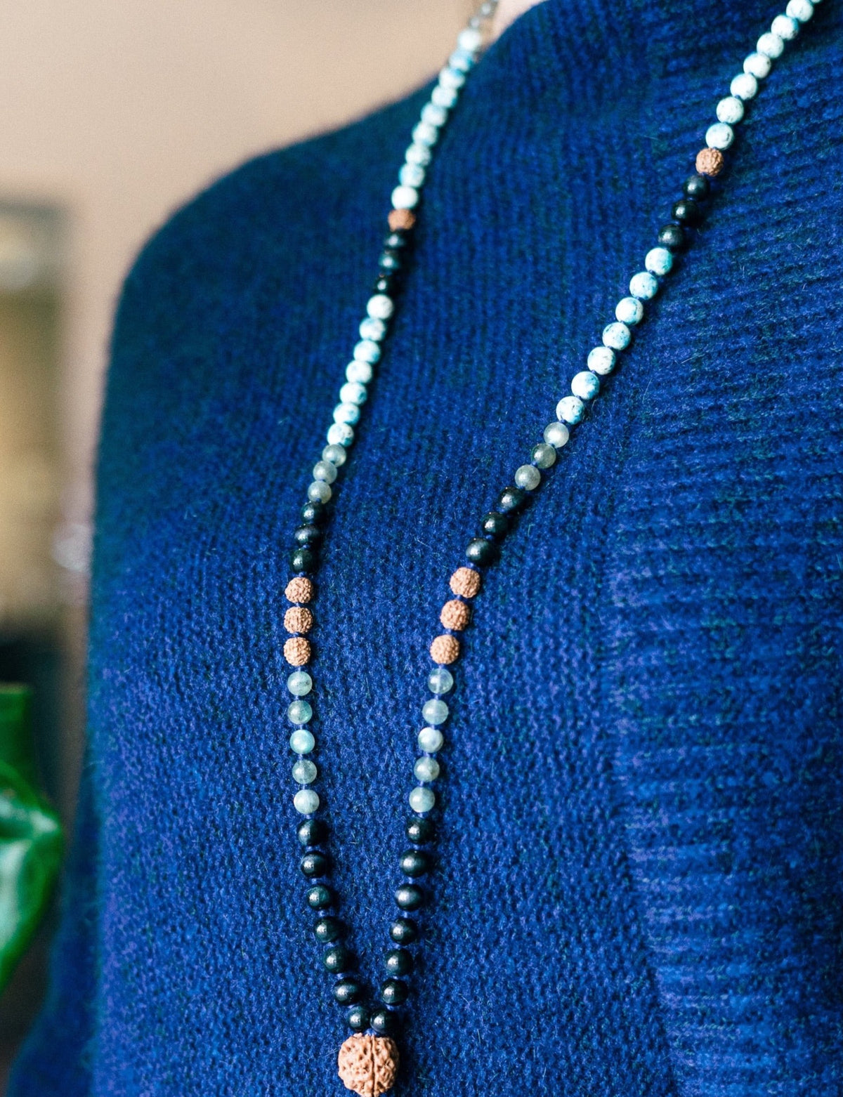 Mala Beads for Men, Australia | Life Changer with 3 Mukhi Rudraksha