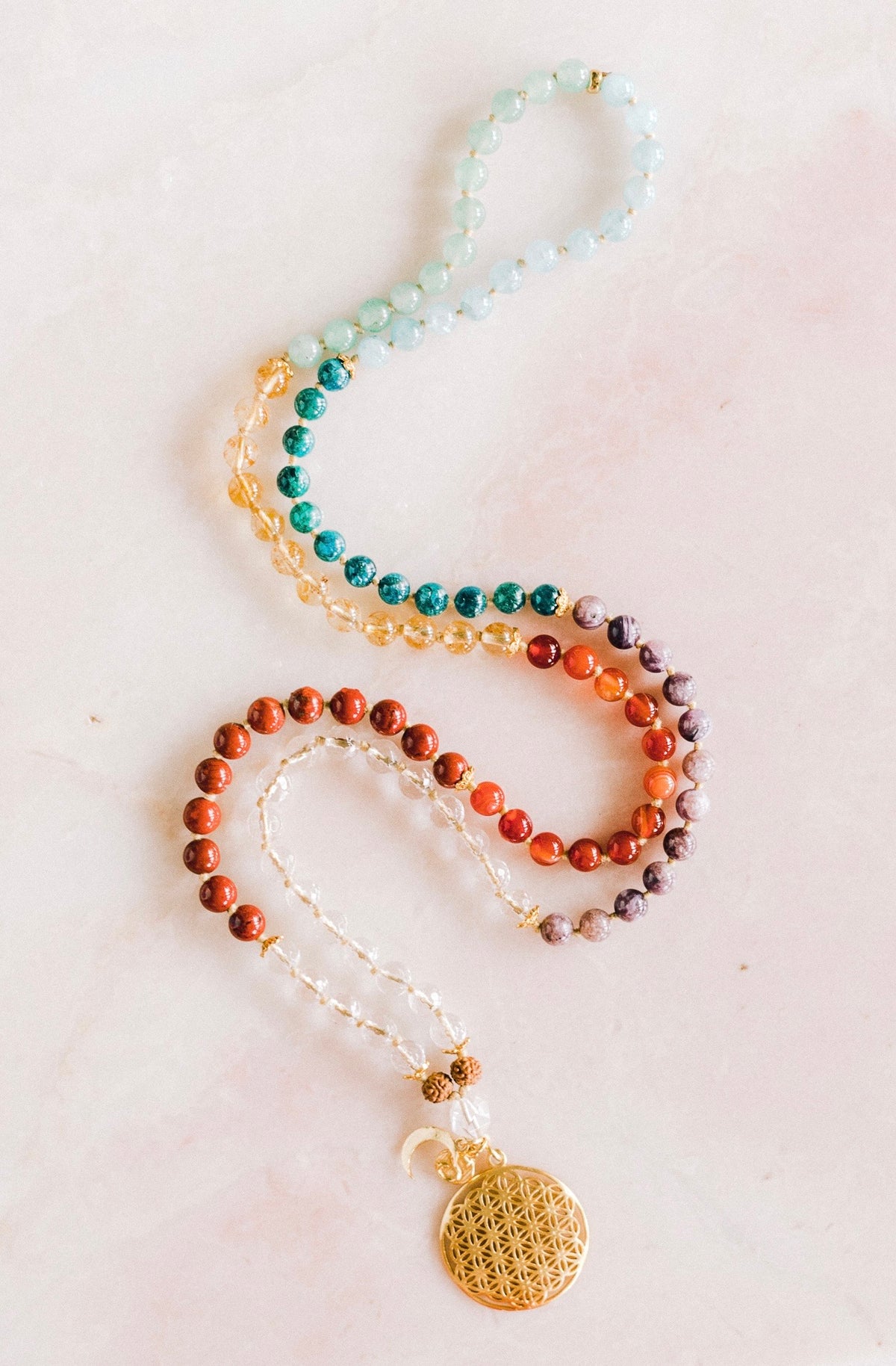 KUNDALINI CHAKRA Mala (small version) | Cycle of Being, Becoming, Presence