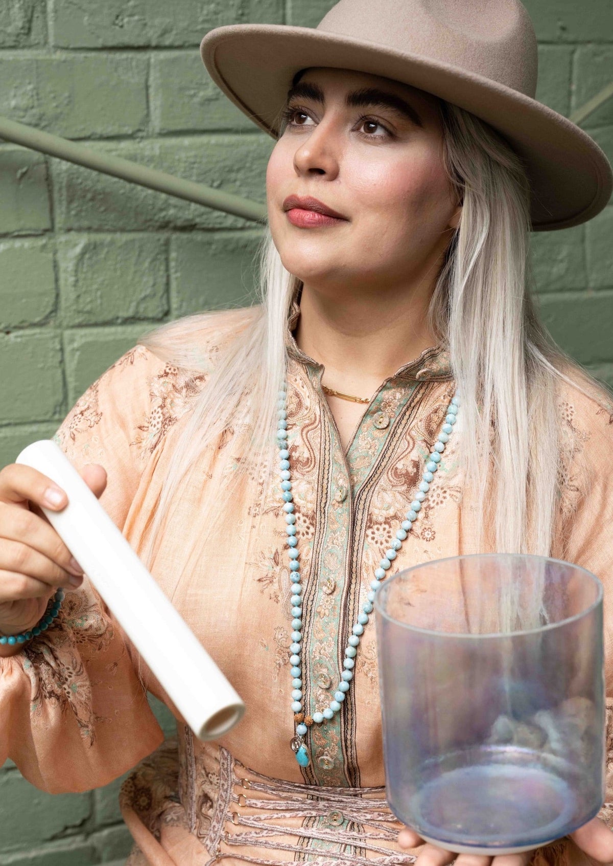 SATYA YUGA Time of Awakening and Truth | Larimar, Turquoise Mala