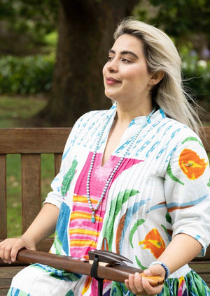 SATYA YUGA Time of Awakening and Truth | Larimar, Turquoise Mala