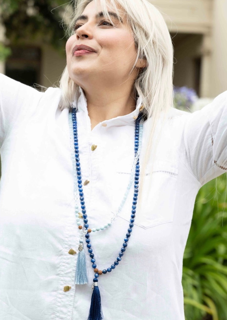 SIDDHI Superpower Awakening Mala | Vivid Kyanite