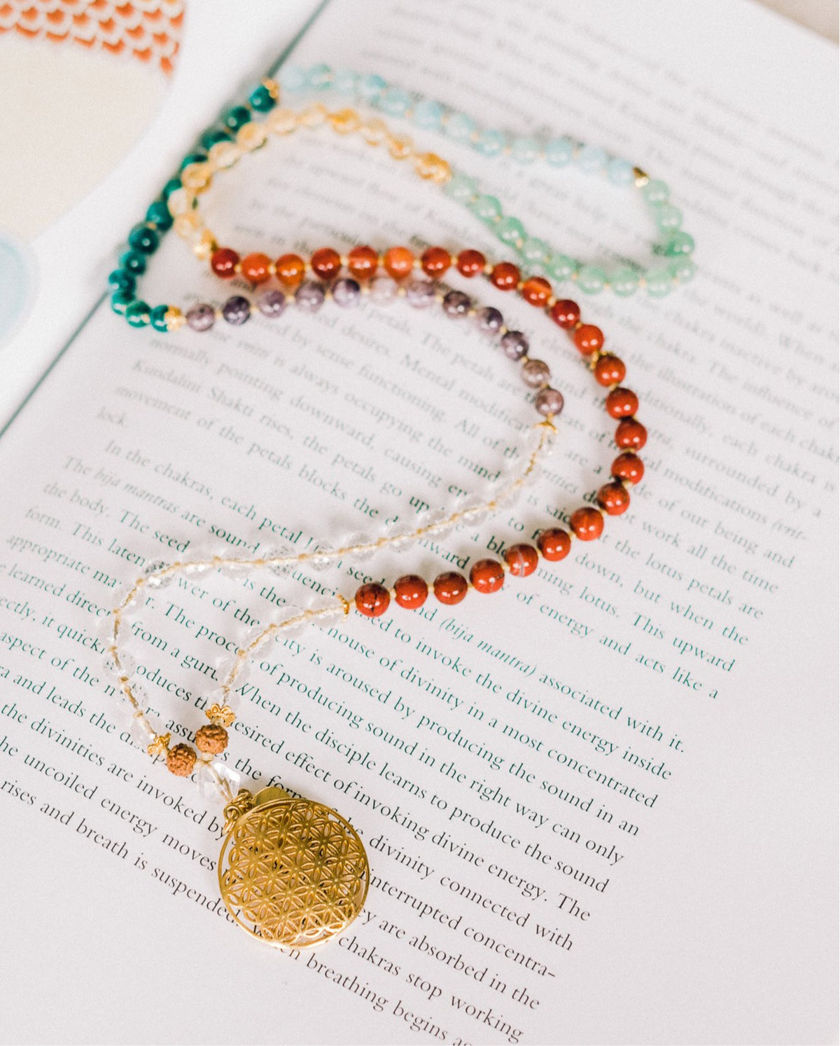 KUNDALINI CHAKRA Mala (small version) | Cycle of Being, Becoming, Presence