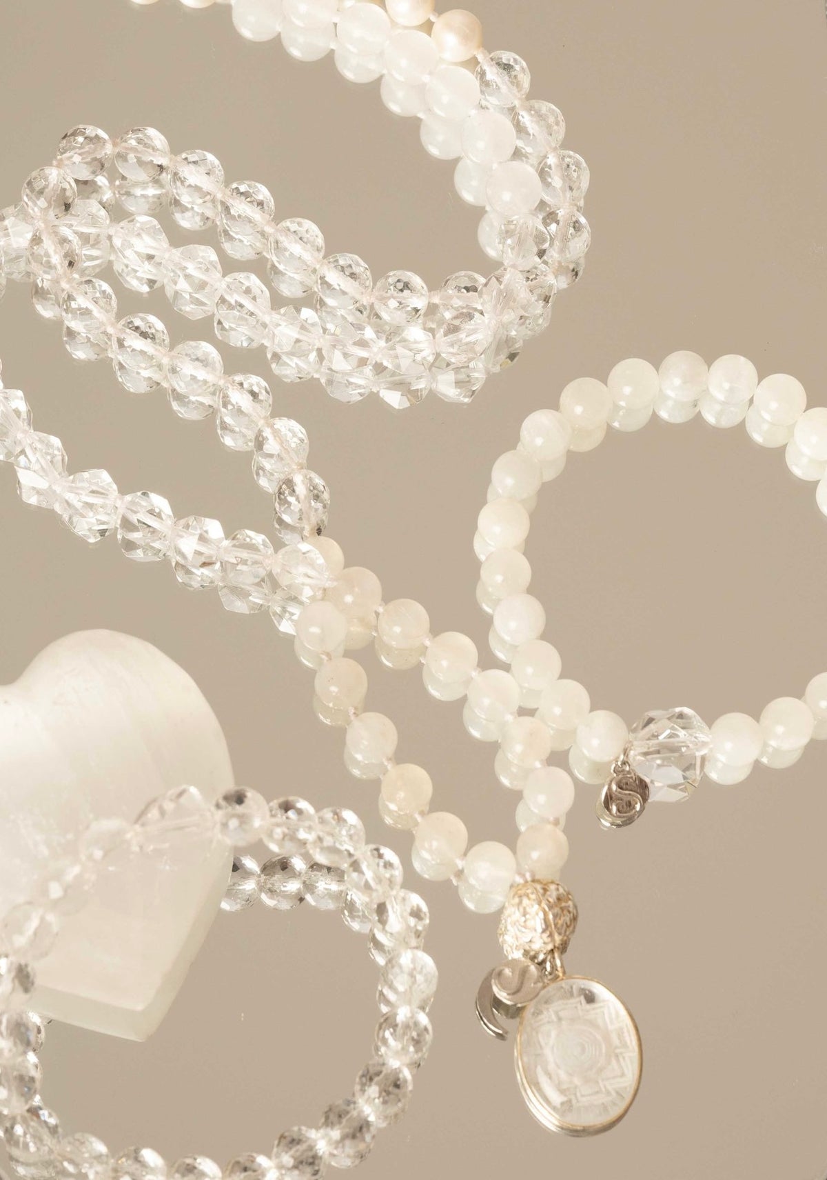 KUAN YIN White Light | Compassionate Self Love Mala