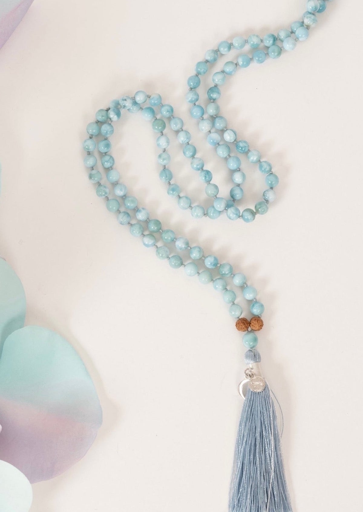 Larimar Crystal Jewelry | Mala Beads Australia