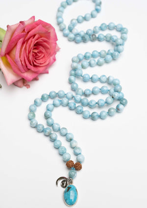 SATYA YUGA Time of Awakening and Truth | Larimar, Turquoise Mala
